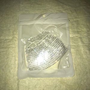 Face Masks 😷 2pr. One embellished w/bling & other plain